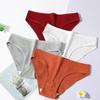 Cotton Underwear for Women Low Rise Ribbed Cheeky Bikini Panties Breathable High Cut Sexy Hipster Briefs