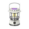 LED Camping Lantern, Outdoor Retro Waterproof Light, Solar USB Rechargeable Horse Lamp, Brightness-Adjustable Ambient 