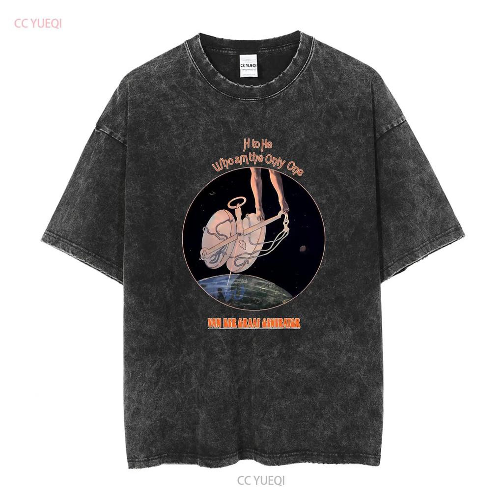 Van der Graaf Generator H to He Who Am the Only One Klasické tričko s dlouhým nebo krátkým rukávem vintage prané unisex mírně