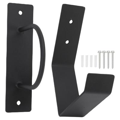 Battle Rope Wall Anchor Kit Carbon Steel Wall Mount Exercise Rope Organizer Bracket with Storage
