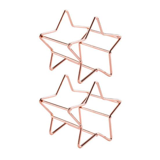

2Pcs Powder Puff Stand Makeup Sponge Holder Star Design Cosmetic Sponge Holder for Ventilated Drying Storage рожевий колір золота