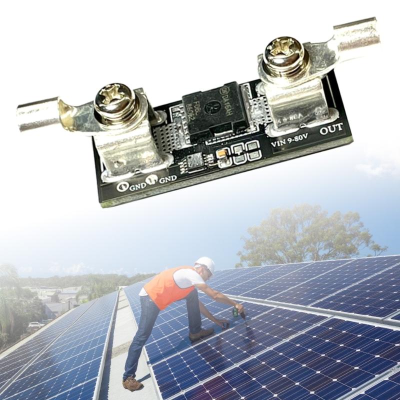 Diode Solar Ideal Diode Controller Module 80V 50A Solar Battery Charging Anti Backflow Board Ideal Diode for Solar Panel