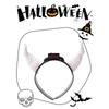 Costume Horns Headband Halloween Headdress With LED Lights Adjustable Headdress For Girls Men Women Kids Teens Dancers Event