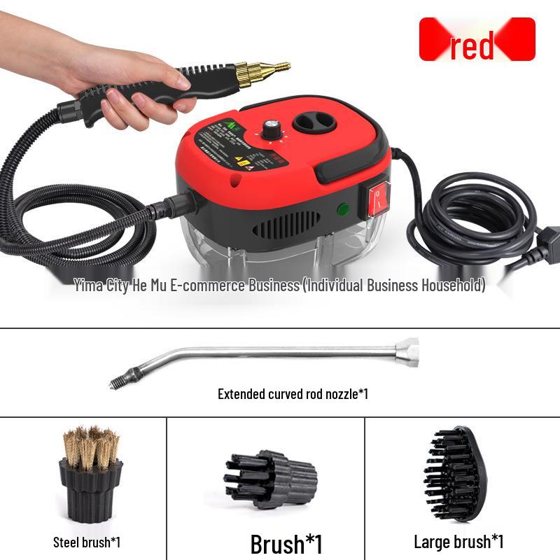 110V/220V High-Pressure Steam Cleaner for Car, A/C, & Kitchen
