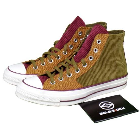 

Converse Chuck 70 High Вельвет - Зеленый 172494C EU 36 жёлтый/зелёный