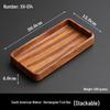 Solid Walnut Wood Rectangular Fruit Bowl