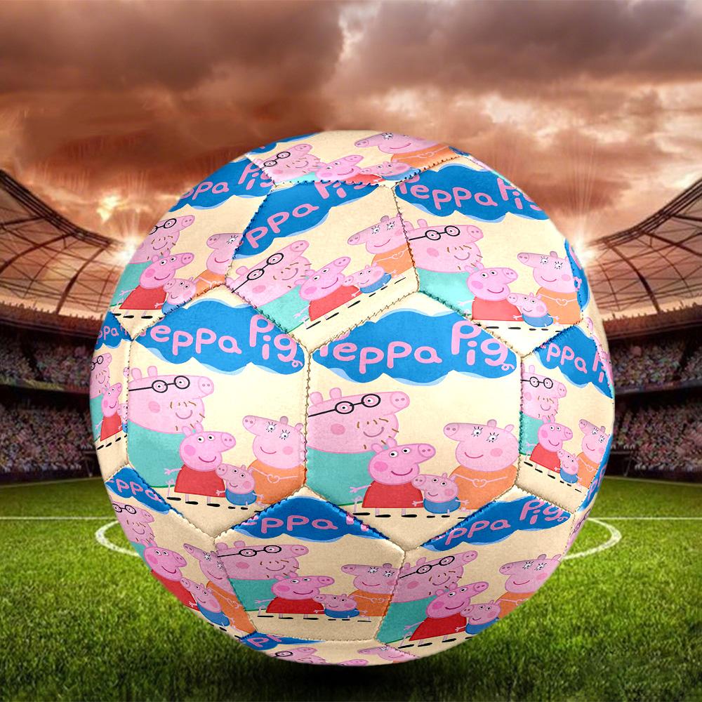 Pink Pig Print Size 5 Soccer Ball, Standard Match Football for Sports Game and Team Practice, Ideal Gift for Soccer Fans