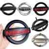 ABS Car Front Trunk Rear Emblem Cover for X-Trail Qashqai Tiida Teana Livina NV200 NP300 Sentra Altima Versa Accessories