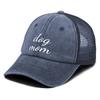 White Dog Mom Printed Trucker Hat Adjustable Sporting Trendy Fashion Mesh Cap For Gifts Outdoor Cycling Tennis Activities Wear