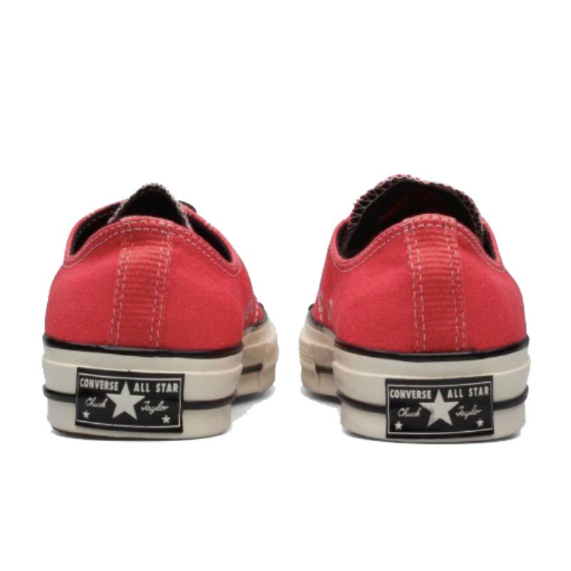 Converse Chuck Taylor All Star 1970s Ox Round-toe Lace-up Low-Top Espadrilles Unisex Red