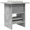 Nightstand 2 pcs Concrete Grey 41 x 40 x 45 cm Engineered Wood