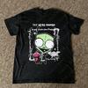 Vintažiniai Invader Zim Animacinio Filmo Spaudiniai Trumpomis Rankovėmis Marškinėliai Retro Unisex Grafiniai Marškinėliai 90-ųjų Nostalgija Vasaros Gatvės Apranga Y2K Marškinėliai Viršus