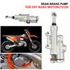 For EXC XCW SX TC FE Pit Dirt Bike Rear Brake Front Pump Motorcycle Rear Hydraulic Brake Master Cylinder Pump