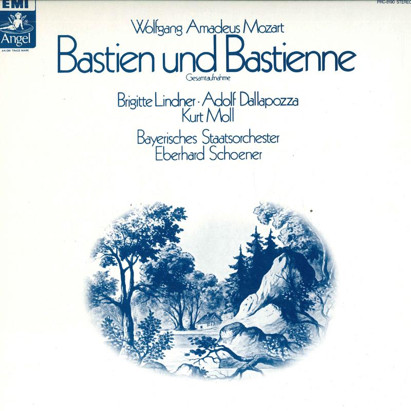 

LP Record BIGITTE LINDNER, ADOLF DALLAPOZZA, - Mozart Bastien Und Bastienne PRC8190PROMO ANGEL Japan Classical Used