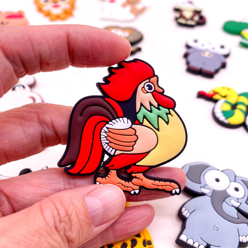 Cute Fridge Magnets PVC Cartoon Animal Magnet for Children Decorative Magnets for Refrigerator Cute Magnetic Magnet for Kid