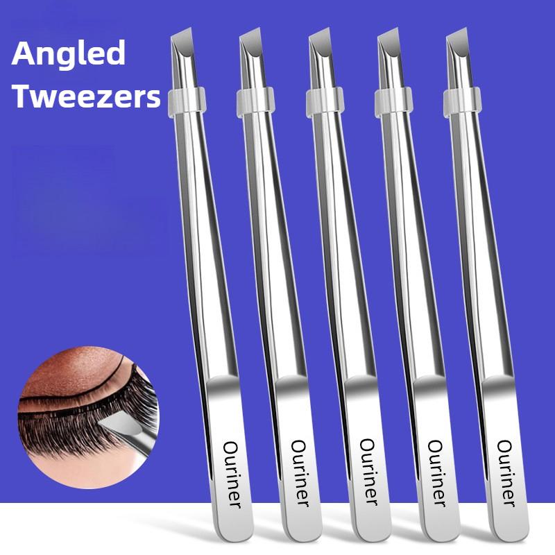 Xiaomi High Precision Stainless Steel Eyebrow Clip Tweezers for Hair Removal Beard Removal False Eyelash Application Beauty Tool