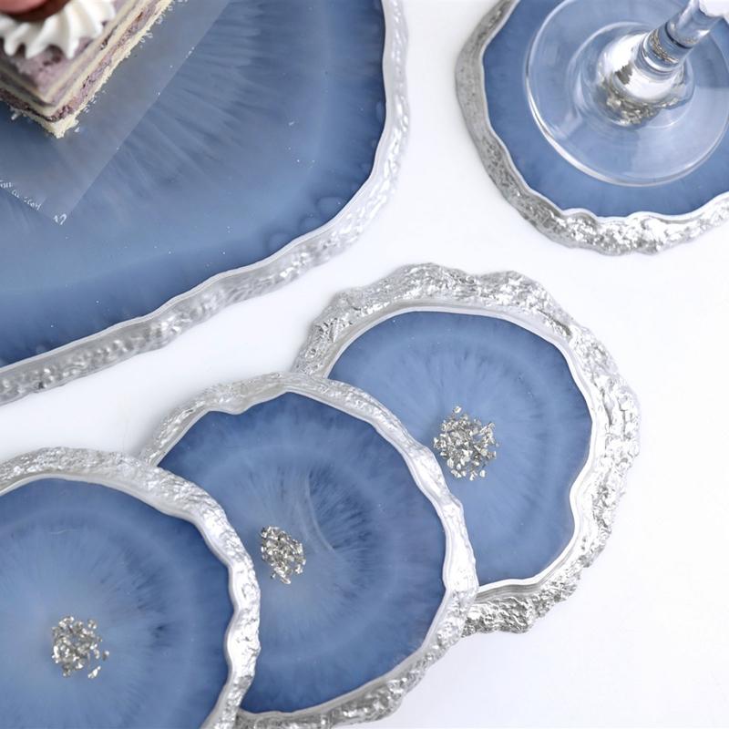 Irregular Tray Molds DIY Coaster Molds Silicone Trinket Dish Molds Epoxy Resin Casting Molds for DIY Casting Home Decor