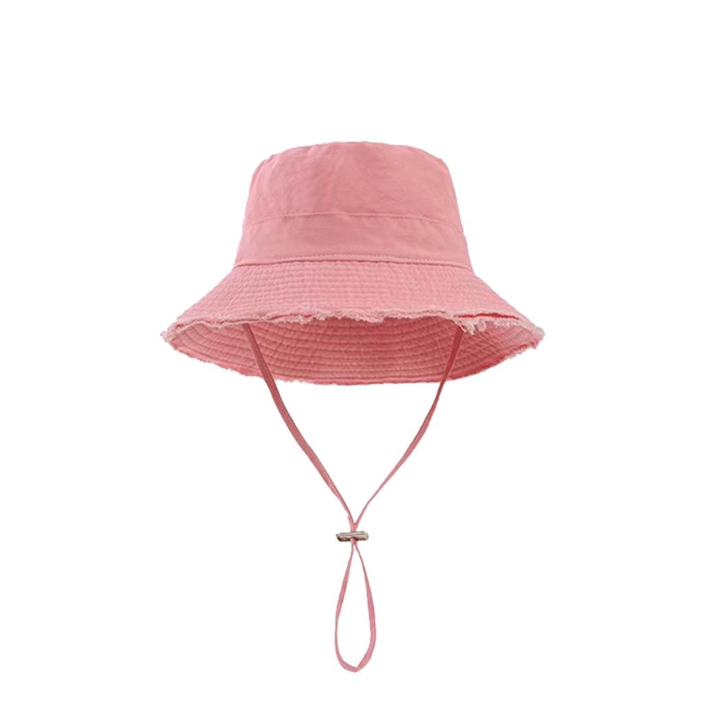 Outdoor Beach Sun Hat For Women Foldable Fisherman Hat Sunproof Bucket Cap With Wide Brims Fashion Headwear Accessory