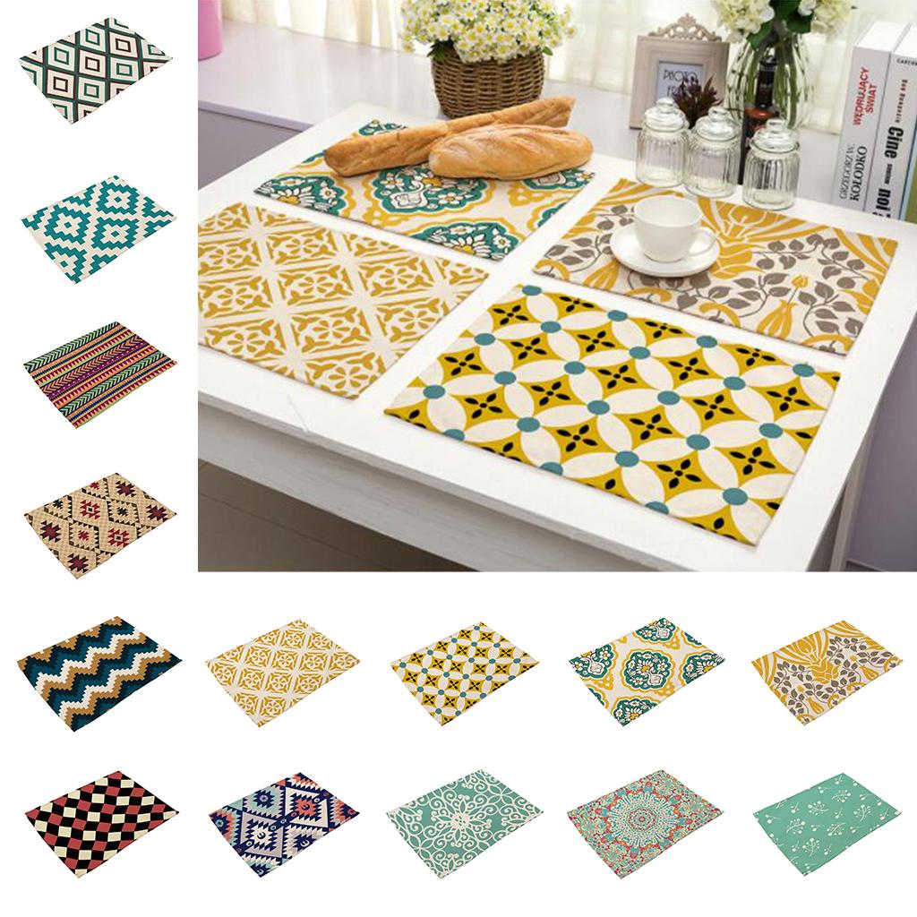 Geometric Art Pattern Placemats