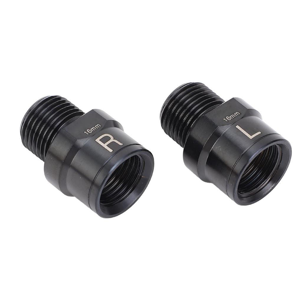 2PCS Bike Pedal Extender 16mm Ti Alloy Bike Pedal Lengthening Extension Shaft for Mountain Bikes