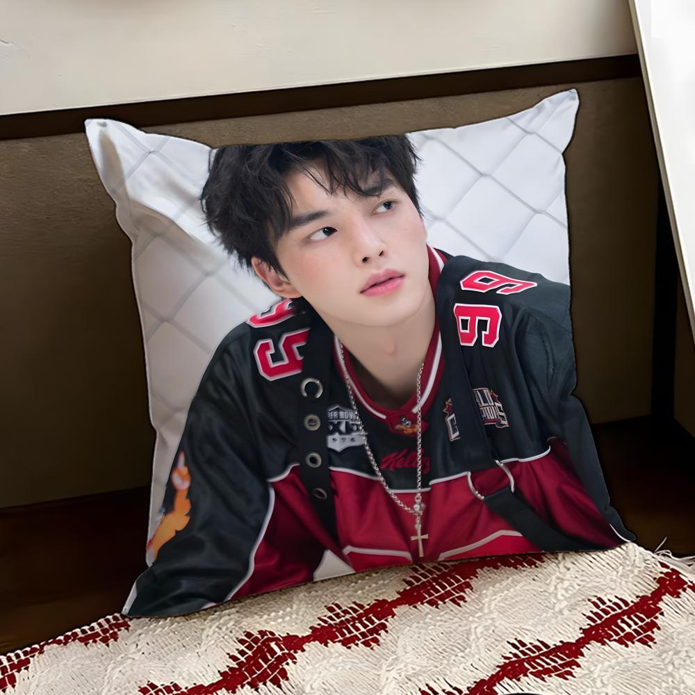 Korean Actor SSong KKang Cushion Cover Reversible Soft Durable Pillow Cover Home Car MultiScene Use for Daily Comfort