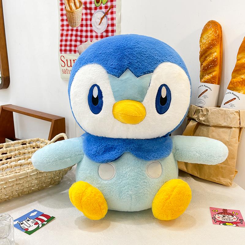 Big Size Kawaii Piplup Plush Toy Penguin Stuffed Anime Doll Very Soft Cuddly Plushie Birthday Gifts For Fans