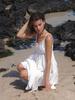 Liel Soop Layered Sleeveless Blouse (White)