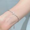 Cherry Blossom Bow Bracelet Advanced Pink Zircon Jewelry Trend Bracelet