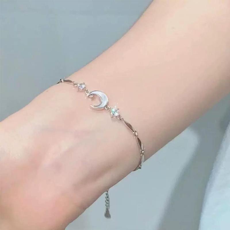 Cherry Blossom Bow Bracelet Advanced Pink Zircon Jewelry Trend Bracelet