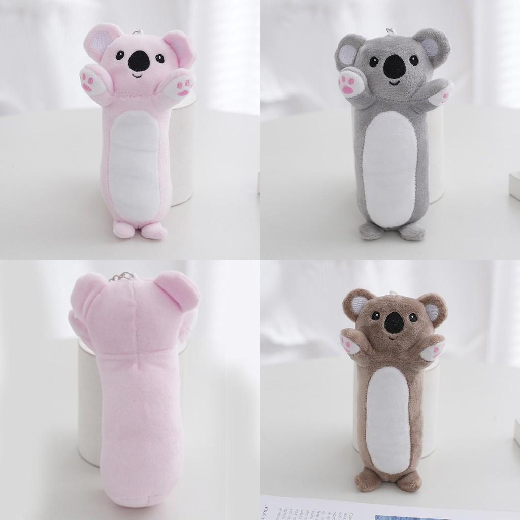 Adorable Koala Plush Toy Pillow Cozy Long Cylinder Stuffed Animal Doll Gift