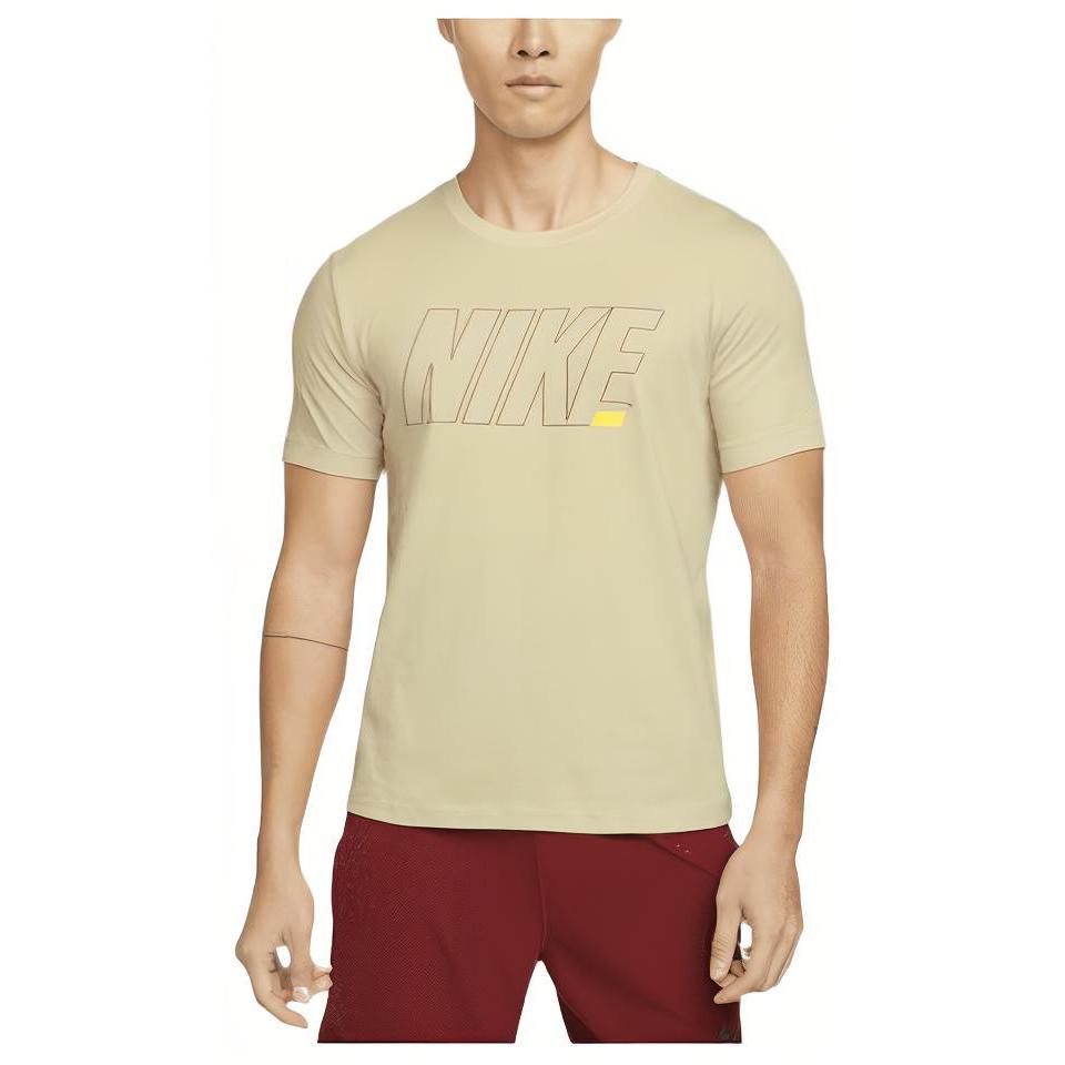Nike T Shirt Men's Rattan Yellow DM6256-206