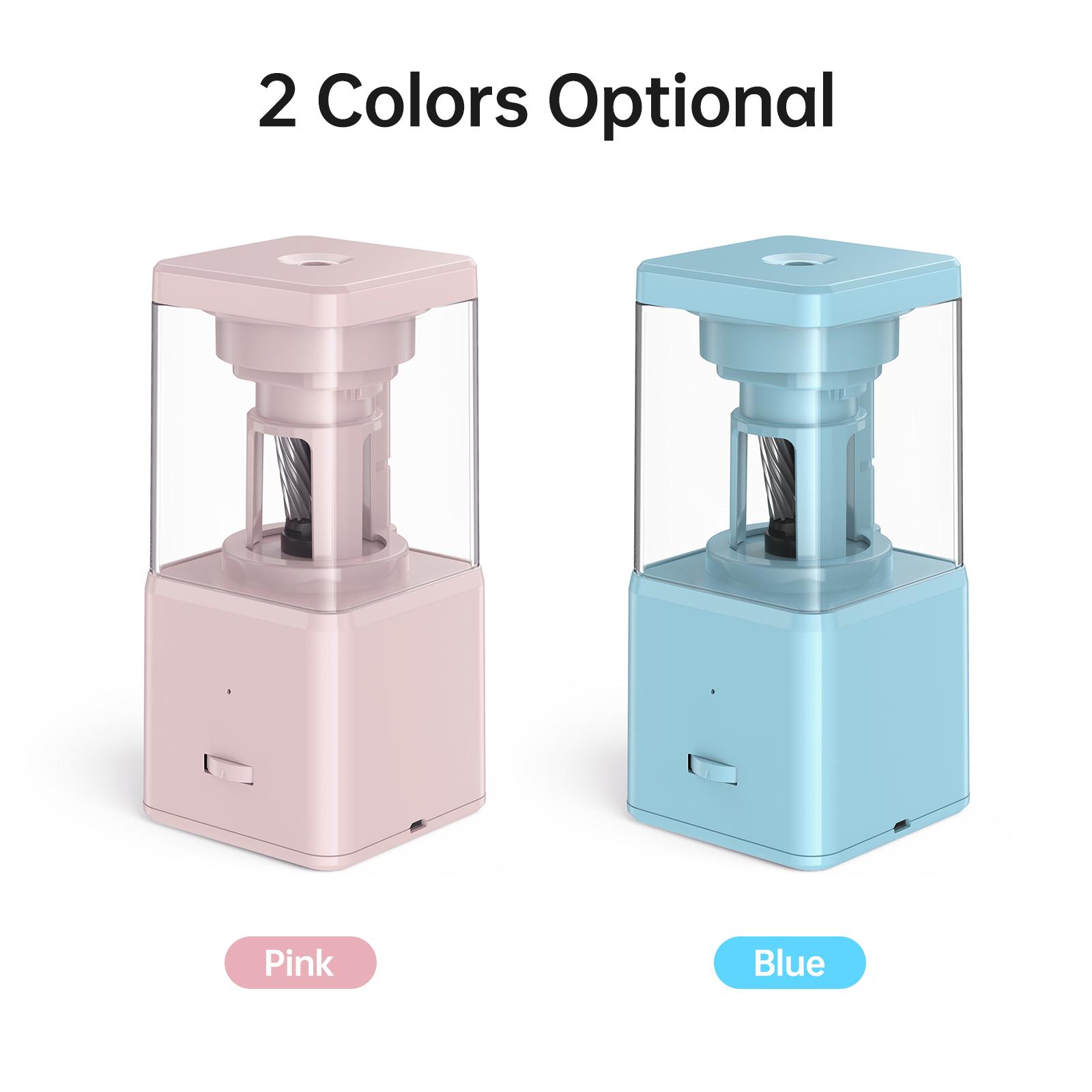 

Automatic Electric Pencil Sharpener Portable Battery Powered for 7 8mm 2B 3B 4B Pencil Support Hexagonal Triangular синий