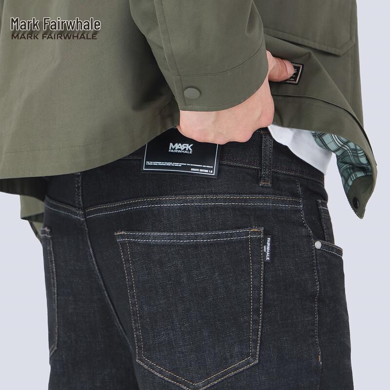 Mark Fairwhale Men s Four-Way Stretch Washed Denim Jeans 30