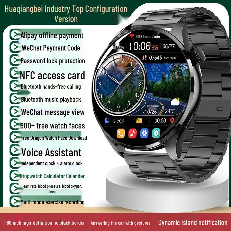 GT5Pro Smartwatch: Multifunctional Men's & Women's NFC Edition with Call Answering