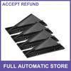 Four Diffuser Shark Fin Spoilers Rear Spoiler Wing Diffuser Trim Universal