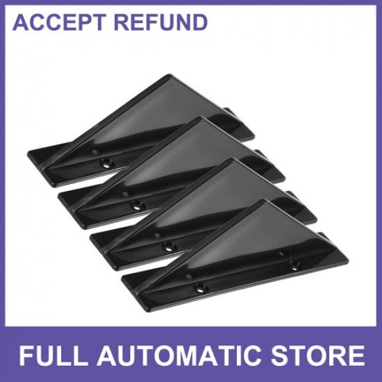Four Diffuser Shark Fin Spoilers Rear Spoiler Wing Diffuser Trim Universal