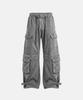 BADBLOOD Delta 2 Utility Loose Fit Curved Jogger - Grey