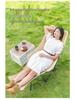 Adjustable Outdoor Folding Recliner Chair with Leg Rest – Four-Speed Moon Chair