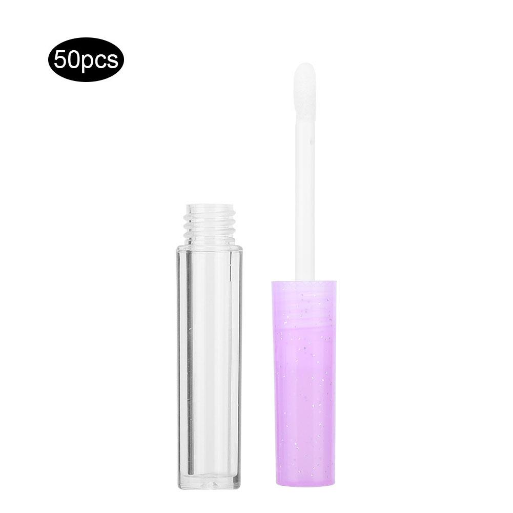 50pcs 1.3ml Mini Lip Gloss Tubes Lip Stick DIY Lip Gloss Container Empty Bottles Purple