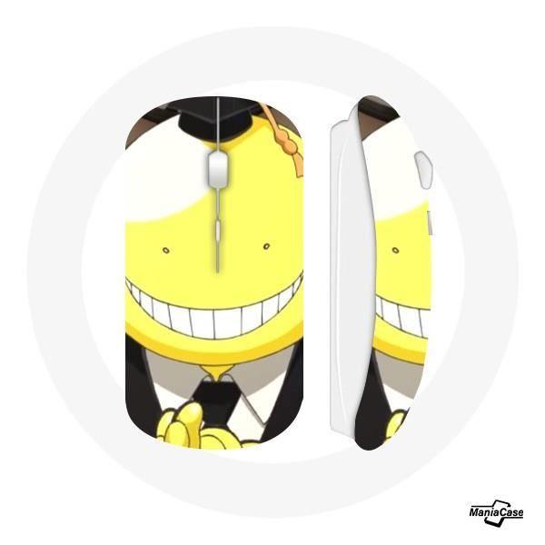 Souris Sans Fil - Koro Sensei - Assassination Classroom - Jaune - USB Wifi - Compatible Mac et PC