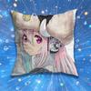 Cute SSuper SSonico Pillow Case For Home Bedroom Car Office Decoration Living Room Sofa Cushion Cover Suitable