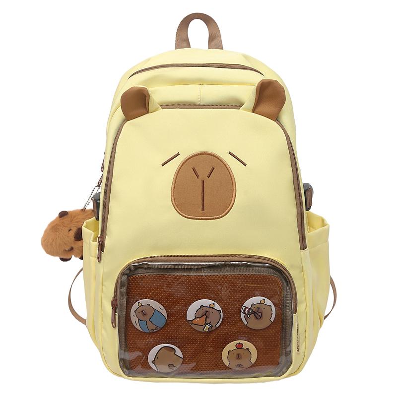 Large Capacity Backpack Student Cartoon Schoolbag Children Lightweight Backpack