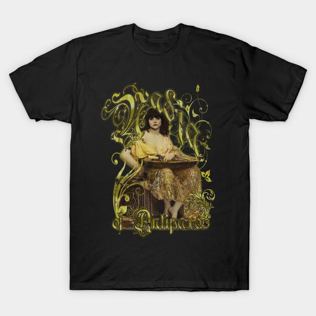 

Men Black Print T-shirt Nadja Of Antipaxos No-Cut Transfer Paper Print Cotton Tshirt L чорний