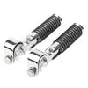 1 Pair Motorcycles Foldable Foot Pegs Aluminum Alloy U-Clamp Footpegs Universal Footrest Mount For 1" Crash Bar Foot Pegs 1.25" 1 1/4" Engine Guard