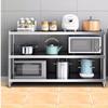Heavy-Duty 3-Tier Stainless Steel Storage Rack