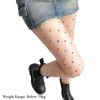 Star Accents Fishnet Pantyhose Diamond Mesh Mesh Stockings Sexy Party Hosiery  Stage Performance