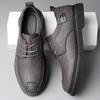 Fashion British Platform Leather Loafers for Men Designer Soft-soled Casual Business Men's Dress Shoes Fashion Light Male Driving Shoes