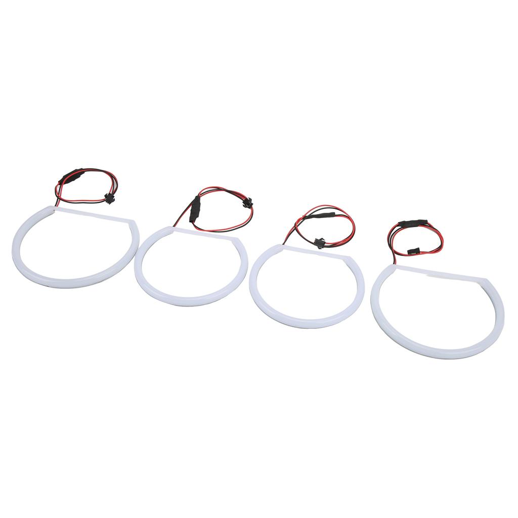 LED Angel Eyes Halo Rings Lighting Kit White Light Car Modification Replacement for E90 E91 E46