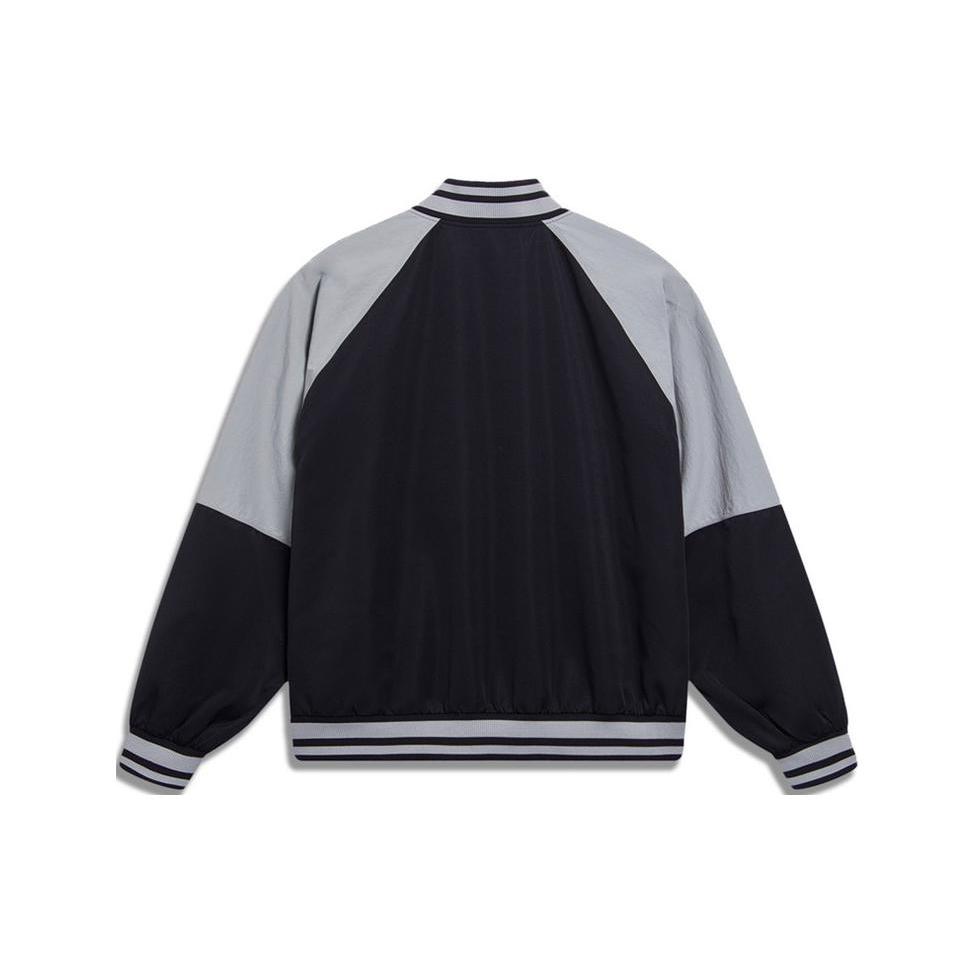 Li Ning Sports Life Collection Baseball Jacket Men's Black AFDT095-4