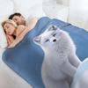 Arctic Fox Throw Blanket Luxury Throw Plaid Funny Gift Blankets Ands Blankets